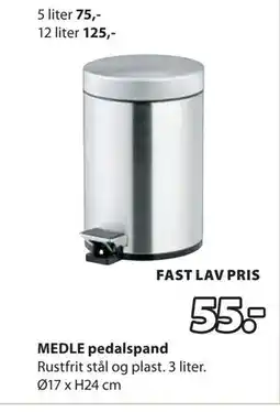 JYSK MEDLE pedalspand tilbud