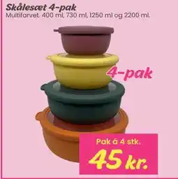 Hi five Skålesæt 4-pak tilbud