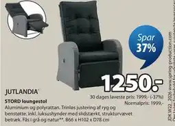JYSK STORD loungestol tilbud