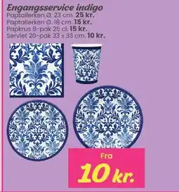 Hi five Engangsservice indigo tilbud