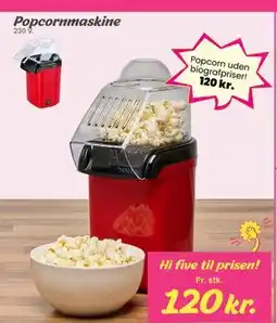 Hi five Popcornmaskine tilbud