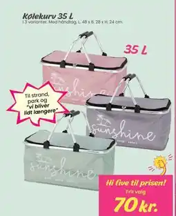 Hi five Kølekurv 35 L tilbud