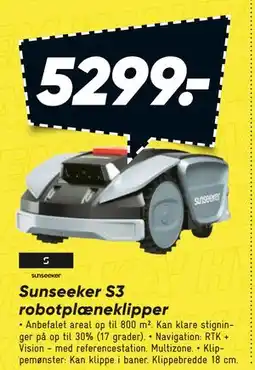 Bilka Sunseeker S3 robotplæneklipper tilbud