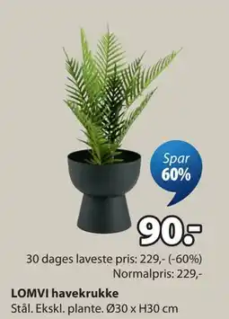 JYSK LOMVI havekrukke tilbud
