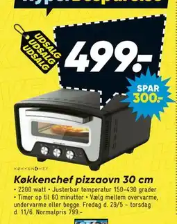 Bilka Køkkenchef pizzaovn 30 cm tilbud