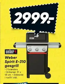 Bilka Spirit E-310 gasgrill tilbud