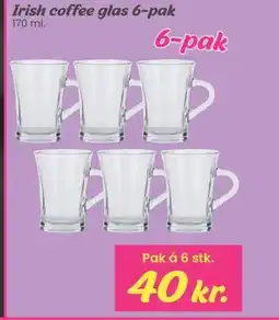 Hi five Irish coffee glas 6-pak tilbud