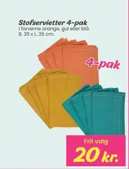 Hi five Stofservietter 4-pak tilbud