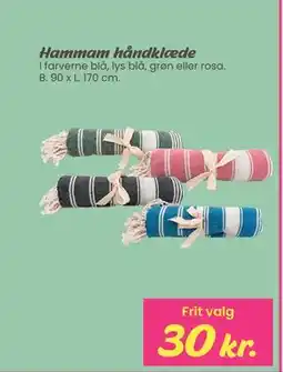 Hi five Hammam håndklæde tilbud