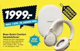 Bilka Bose Quiet Comfort høretelefoner tilbud