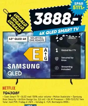 Bilka Samsung TQ43Q8F tilbud