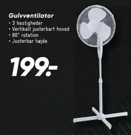Bilka Gulvventilator tilbud