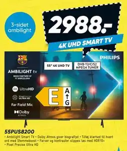 Bilka Philips 55PUS8200 tilbud