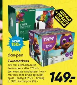 Bilka Twinmarkers tilbud