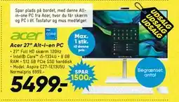 Bilka Acer 27” Alt-i-en PC tilbud