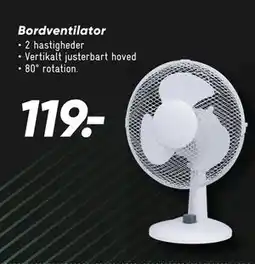 Bilka Bordventilator tilbud
