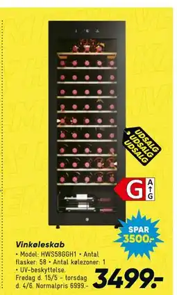Bilka Vinkøleskab tilbud