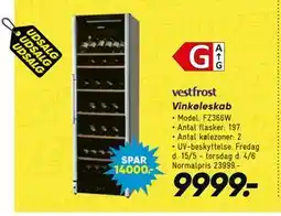 Bilka Vinkøleskab tilbud