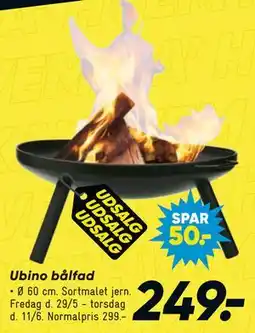 Bilka Ubino bålfad tilbud