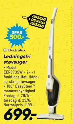 Bilka Ledningsfri støvsuger tilbud
