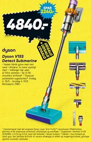 Bilka Dyson V15S Detect Submarine tilbud