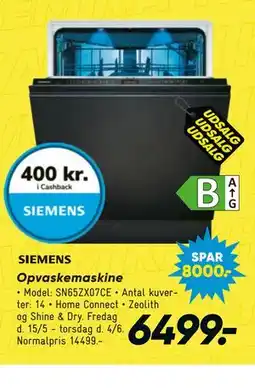 Bilka Opvaskemaskine tilbud