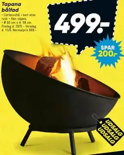 Bilka Tapana bålfad tilbud