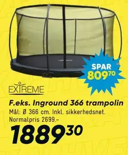Bilka Inground 366 trampolin tilbud
