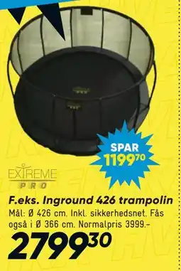 Bilka Inground 426 trampolin tilbud