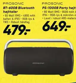 Bilka BT-600B Bluetooth højttaler tilbud