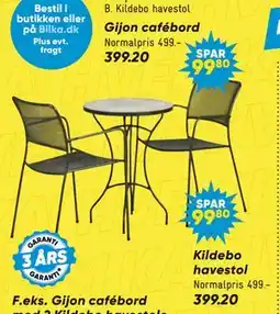 Bilka Kildebo havestol tilbud