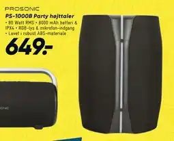 Bilka PS-1000B Party højttaler tilbud