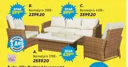 Bilka Gotland loungestol tilbud