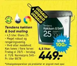 Bilka Tendens køkken & bad maling tilbud