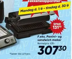Bilka Panini- og sandwich maker tilbud