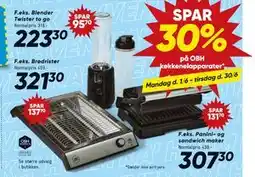 Bilka SPAR 30% på OBH køkkenelapparater tilbud