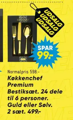 Bilka Køkkenchef Premium Bestiksæt tilbud