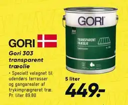 Bilka Gori 303 transparent træolie tilbud
