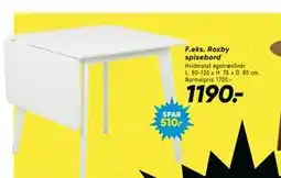 Bilka Roxby spisebord tilbud