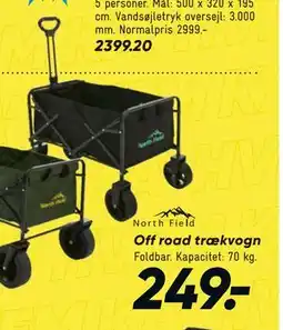 Bilka Off road trækvogn tilbud