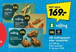 Bilka XXL kyllingespyd eller -brystfilet tilbud
