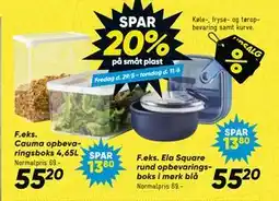 Bilka SPAR 20% på småt plast tilbud