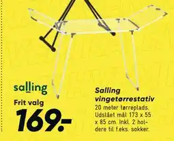 Bilka Salling vingetørrestativ tilbud