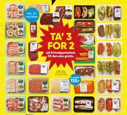 Bilka TA’ 3 FOR 2 på Fritvalgsmarked tilbud
