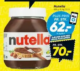 Bilka Nutella tilbud