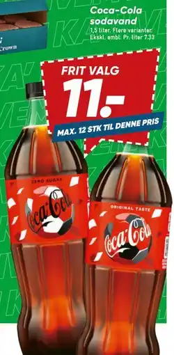 Bilka Coca-Cola sodavand tilbud