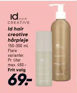 Bilka Id hair creative hårpleje tilbud