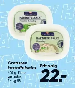 Bilka Graasten kartoffelsalat tilbud