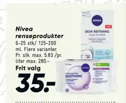 Bilka Nivea renseprodukter tilbud