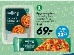 Bilka Byg-selv pizza tilbud
